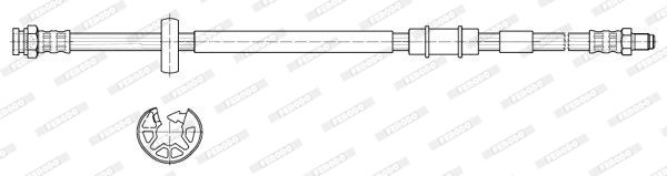 FERODO Тормозной шланг FHY3040