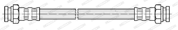 FERODO Тормозной шланг FHY3045