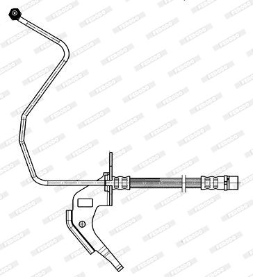 FERODO Тормозной шланг FHY3055