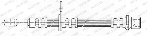 FERODO Тормозной шланг FHY3104