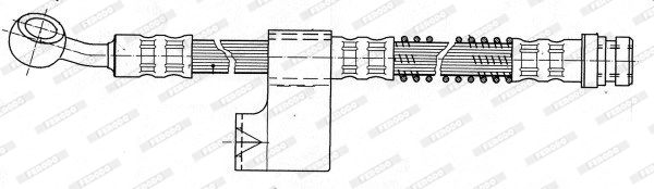 FERODO Тормозной шланг FHY3145