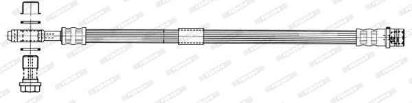 FERODO Тормозной шланг FHY3178