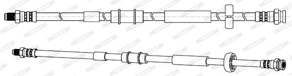 FERODO Тормозной шланг FHY3245