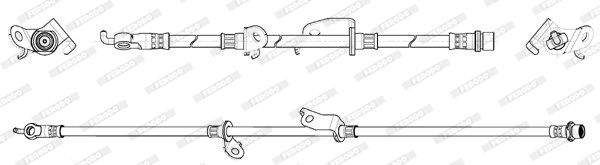 FERODO Тормозной шланг FHY3300