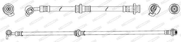 FERODO Тормозной шланг FHY3301