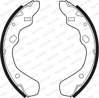 FERODO Комплект тормозных колодок FSB315