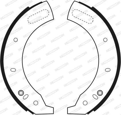 FERODO Комплект тормозных колодок FSB360