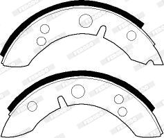FERODO Комплект тормозных колодок FSB368