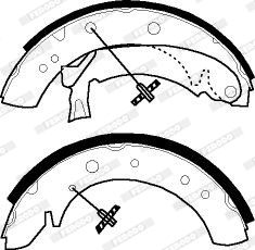 FERODO Комплект тормозных колодок FSB513R