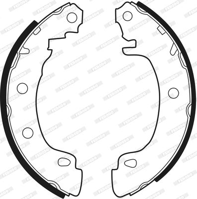 FERODO Комплект тормозных колодок FSB544
