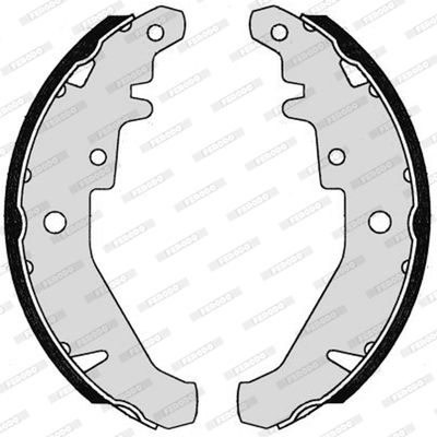 FERODO Комплект тормозных колодок FSB594