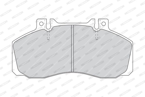 FERODO Комплект тормозных колодок, дисковый тормоз FVR1522