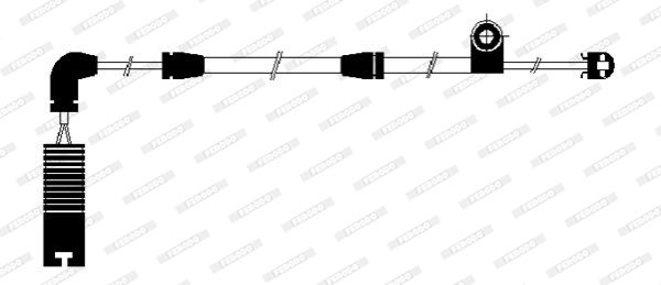 FERODO įspėjimo kontaktas, stabdžių trinkelių susidėvėjim FWI292