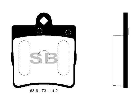 FI.BA Комплект тормозных колодок, дисковый тормоз FBP2208