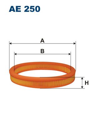 FILTRON Воздушный фильтр AE 250