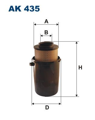 FILTRON Воздушный фильтр AK 435