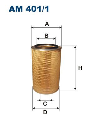 FILTRON Воздушный фильтр AM 401/1