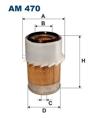 FILTRON Воздушный фильтр AM 470