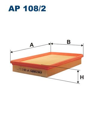 FILTRON Воздушный фильтр AP 108/2