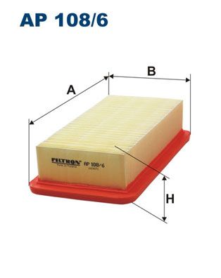 FILTRON Воздушный фильтр AP 108/6