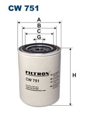FILTRON Фильтр охлаждающей жидкости CW 751