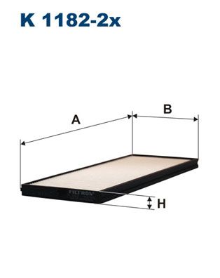 FILTRON Фильтр, воздух во внутренном пространстве K 1182-2x