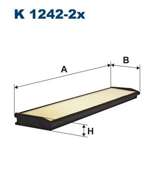 FILTRON filtras, salono oras K 1242-2x