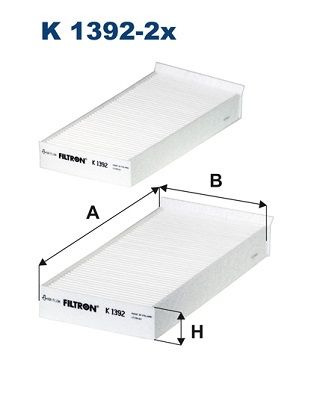 FILTRON Фильтр, воздух во внутренном пространстве K 1392-2x