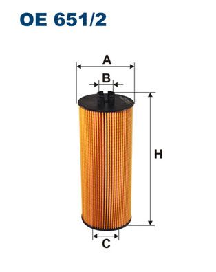 FILTRON alyvos filtras OE 651/2