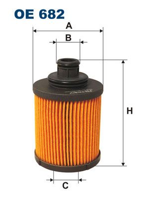 FILTRON alyvos filtras OE 682