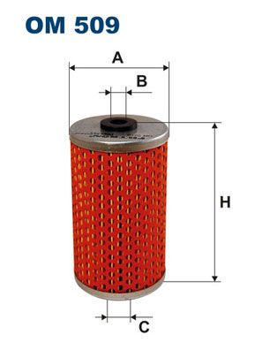 FILTRON alyvos filtras OM 509