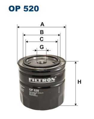 FILTRON alyvos filtras OP 520