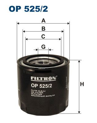 FILTRON Масляный фильтр OP 525/2