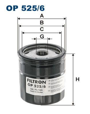 FILTRON Масляный фильтр OP 525/6