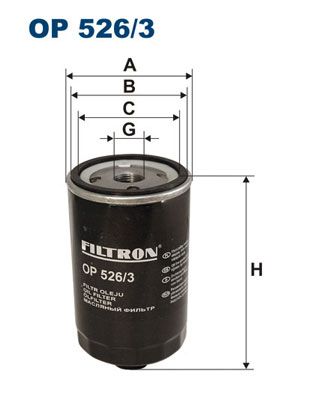 FILTRON Масляный фильтр OP 526/3