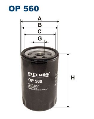 FILTRON alyvos filtras, neautomatinė transmisija OP 560