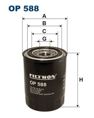 FILTRON Масляный фильтр OP 588