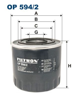 FILTRON Масляный фильтр OP 594/2