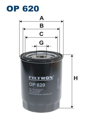 FILTRON alyvos filtras OP 620