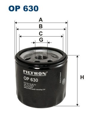 FILTRON alyvos filtras OP 630