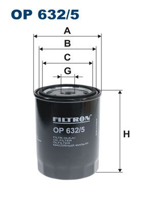 FILTRON Масляный фильтр OP 632/5