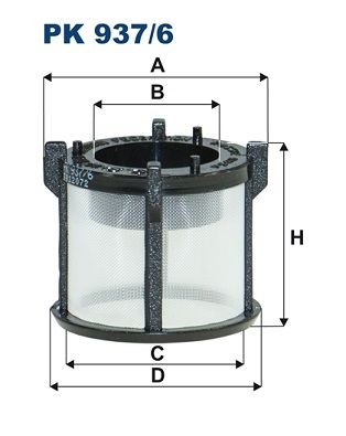 FILTRON Топливный фильтр PK 937/6