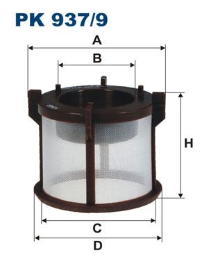 FILTRON Топливный фильтр PK 937/9