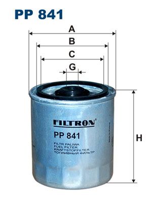 FILTRON Топливный фильтр PP 841