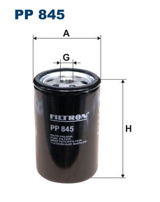 FILTRON Топливный фильтр PP 845