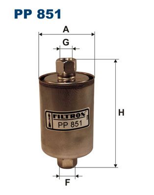 FILTRON Топливный фильтр PP 851