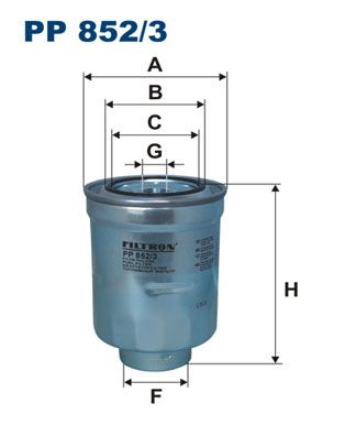 FILTRON Топливный фильтр PP 852/3