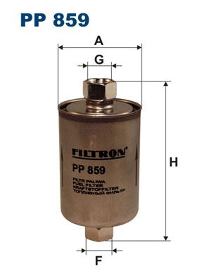 FILTRON Топливный фильтр PP 859