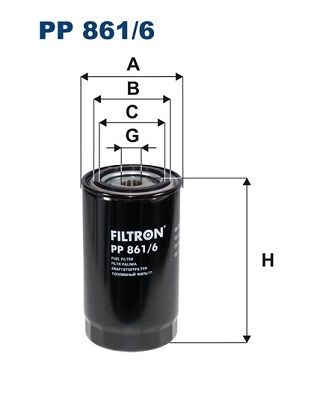 FILTRON kuro filtras PP 861/6