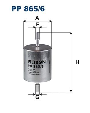 FILTRON Топливный фильтр PP 865/6